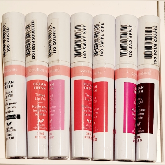 NWT COVERGIRL CLEAN FRESH TINTED LIP OIL N°120 BAD APPLE! BUY 2 FOR $10! - Picture 14 of 16